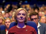 British Prime Minister Liz Truss at the Conservative Party annual conference in Birmingham, England on Sunday. Truss and her Treasury chief have spent the last 10 days defending the cut in the face of market mayhem.