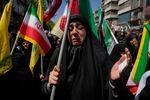 A government supporter weeps during a mourning ceremony marking the 40th day since the death of Iranian Supreme Leader Ayatollah Ali Khamenei, who was killed in the U.S. and Israel strikes in Tehran, Iran, Thursday, April 9, 2026.