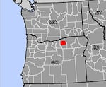 The Wheatridge facility's general location is marked in red on this map.