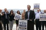 Oregon State Treasurer Ted Wheeler, officially announced his candidacy for Portland mayor, Wednesday, September, 9.