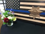 On Monday in Vancouver, Clark County Sheriff Chuck Atkins honored Detective Jerry Brown, who was killed in the line of duty on Friday night.