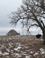 The harvest now over, the bitter cold of winter has settled in over the Dakotas