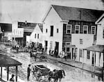 Hop Wo Washing & Ironing was among the first businesses in early Portland, 1857.