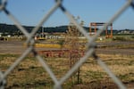 The Mid-Willamette Valley Intermodal Center in Albany sits idle off of Interstate 5. State and Linn County leaders promised it would get trucks off the highway and move hay and grass seed to Puget Sound ports by rail.