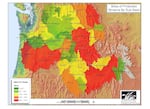 In the late 1980s, states in the Pacific Northwest baned hydropower development on most streams and rivers.  