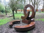 "Pericles I", Lee Kelly, 2014, corten steel.