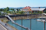 McMenamins Kalama Harbor Lodge opened in 2018, developing an area of the Kalama waterfront for tourism. Kalama Mayor Mike Reuter would like to see the waterfront support more green infrastructure jobs.