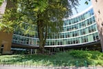 A file photo of the Portland State University Library. PSU will be using a $1 million grant to explore smart grid implementation in the Northwest.