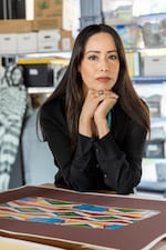 An undated provided photo of visual artist Wendy Red Star of Portland, Ore., who has been named a 2024 MacArthur Fellow. Red Star’s work focuses on challenging colonial historical narratives and utilizes archival materials in her works.