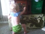 Jennifer Poupard's toddler, Wallace, regularly came into contact with a chest covered in lead paint in 2014 while learning how to stand.