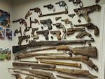 These are some of the weapons the Cowart brothers have magnet fished out of waterways in Georgia.