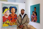 Ace Rice recently opened the PLOT Gallery at the square. He says he wants to use art to uplift his neighborhood.