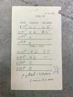 A note records the time that the machine was turned on and off, minutes before a doctor certified that Earl Clanton died in the chamber.