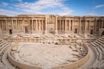 PALMYRA, Syria, 02/21/25 Palmyra’s ancient theater which was used by ISIS for public executions during the group’s takeover of the region. Syrians are hoping for a return of tourists now that the country has reopened to international visitors after the fall of the regime of Bashar al-Assad to rebel fighters last December. Ayman Oghanna for NPR