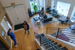 The common area at the detox center at Recovery Works Northwest, in the Portland, Ore. area. Recovery Works is a medication-assisted treatment program, focusing on opioid dependency, that opened a new detox facility last fall, funded by Measure 110.