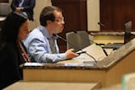 David Harrelson, cultural resources manager for Grand Ronde, addresses the Oregon Department of Fish and Wildlife Commission at a meeting held in Salem on Aug. 4, 2023.