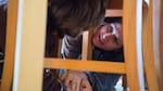The Stephens family practices earthquake drills at their home in North Portland. Experts say during an earthquake you should drop, cover, and hold on until the shaking stops.