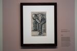 The Study for "Worn Out", a drawing by Dutch master Vincent van Gogh, dated Nov. 1882, goes on public display for the first time at the Van Gogh Museum in Amsterdam, Netherlands, Thursday, Sept. 16, 2021.