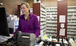 FILE: Pharmacist Anna Charapata fills an order at Murray's Drug, an independent pharmacy in Condon, Ore., in October 2022.