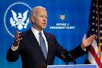 President-elect Joe Biden speaks during an event at The Queen theater in Wilmington, Del., Thursday, Jan. 7, 2021, to announce key nominees for the Justice Department.