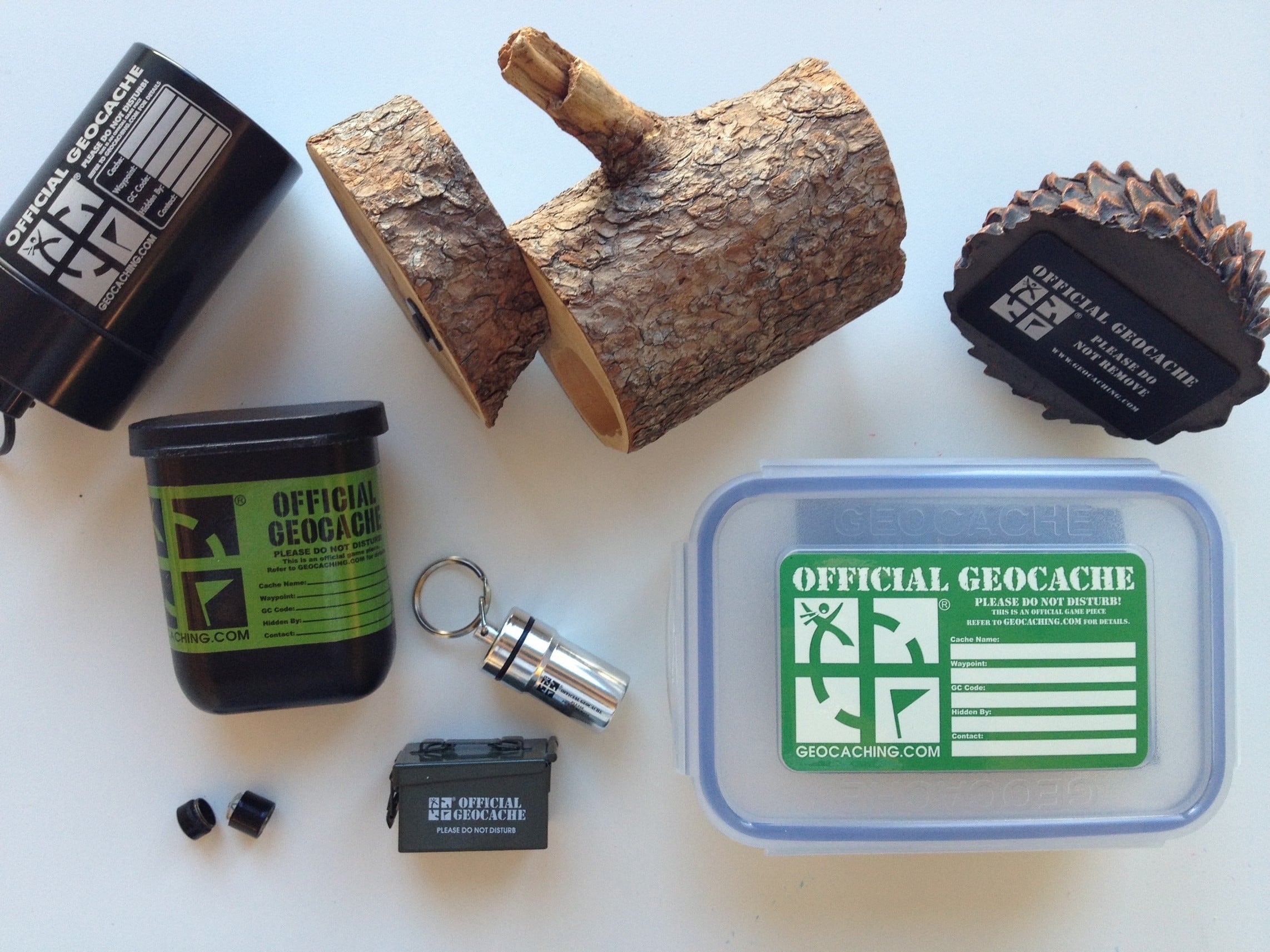 Geocache containers can come in various shapes and sizes. Across the world there are roughly 3.3 million caches hidden.