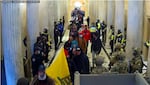 Oregon resident Lilith Saer is seen inside the U.S. Capitol on Jan. 6, 2021. Saer pleaded guilty to parading, demonstrating, or picketing in a capitol building.
