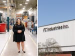 Beth Casella, HR manager at FC industries, inside the FC Industries Inc. building in Dayton, Ohio, on Thursday, Sept. 19.