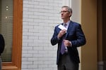 Mayor Ted Wheeler at a press conference Sept. 15, 2017.