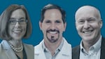 The three major-party candidates in the 2018 race for Oregon governor are Gov. Kate Brown (Democrat), Rep. Knute Buehler (Republican) and Patrick Starnes (Independent).