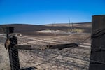 All that was left of the iconic Nelson House after the Dalles Substation fire, 2018.