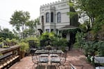 The outdoor patio.