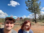 Ravi had moved to Arizona, hoping for a fresh start. Here, he is with his mother, Barbara Webber. 