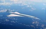 Rendering of 55-75 passenger supersonic airliner under development by Boom Supersonic.