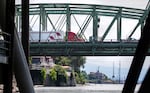 The Interstate 5 bridge, as seen from Vancouver, Wash., on June 29, 2024. 