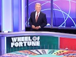 Pat Sajak on the Wheel of Fortune set.