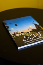 Lakayana Yotoma Drury's "503" magazine, as photographed at OPB's Portland office on the day he was interviewed on "Think Out Loud, March 4, 2026.