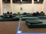 The Peace II Shelter provides sleeping mats for up to 60 men.