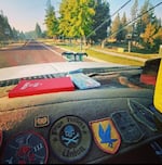 A submitted screenshot of an Instagram post linked to Bend Police Cpl. Joshua Spano shows a collection of patches. The Roman numeral "III" is often used by the Three Percenters, an anti-government militia group.