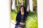 LaDonna Speiser is pictured outside of her company, Healthwise, on June 29. The Idaho-based company experimented with four-day workweeks last year and made it permanent in February.