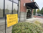 A ballot drop box site in Albany, Ore. A new interface will allow Oregonians to track the status of their ballots across any part of the state.