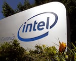 FILE - A sign mark's the entrance to Intel's Hawthorne Farm Campus in Hillsboro, Ore., on July 14, 2010. Oregon's political leaders said Thursday, Feb. 10, 2022, they want their state, where chipmaker Intel is its largest corporate employer, to carve a bigger share of the booming semiconductor industry. The announcement comes three weeks after Intel announced that it is investing $20 billion to build a new chip factory in Ohio.