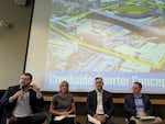 A panel discussion for the proposed Creekside Quarter project, October 16, 2025.
