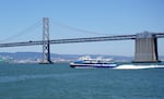 Ferries, container ships and other boats crisscross San Francisco Bay, making it one of the busiest waterways in the country. Several gray whales have already been struck and killed this year.