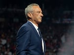 Robert F. Kennedy Jr. listens during a campaign rally for Republican presidential nominee Donald Trump Friday in Glendale, Ariz. Kennedy suspended his independent presidential campaign and is backing Trump.