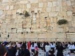 The distinctive screaming calls of the swifts mix with the songs and prayers of those who come to this Jewish site of worship.