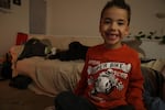 Class of 2025 student Raiden in his room as a first grader, Dec. 13, 2013.