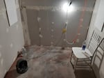 FILE - This undated photo provided by the Federal Bureau of Investigation's Portland Field Office shows the interior of a makeshift cinderblock cell in Klamath Falls, Ore., allegedly used by Negasi Zuberi.