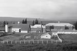 This image, circa 1911, shows the grounds and buildings of the Multnomah County Poor Farm in Troutdale, Ore.