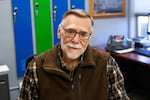 Philomath Schools Superintendent Buzz Brazeau in his office on Oct. 30, 2019.