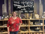 Julie Harden at True Lavender Collective in Ashland.